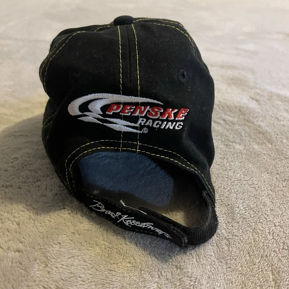 Nascar Hat Men One Size Black Chase Authentics Racing Adjustable‎ Trucker Cap